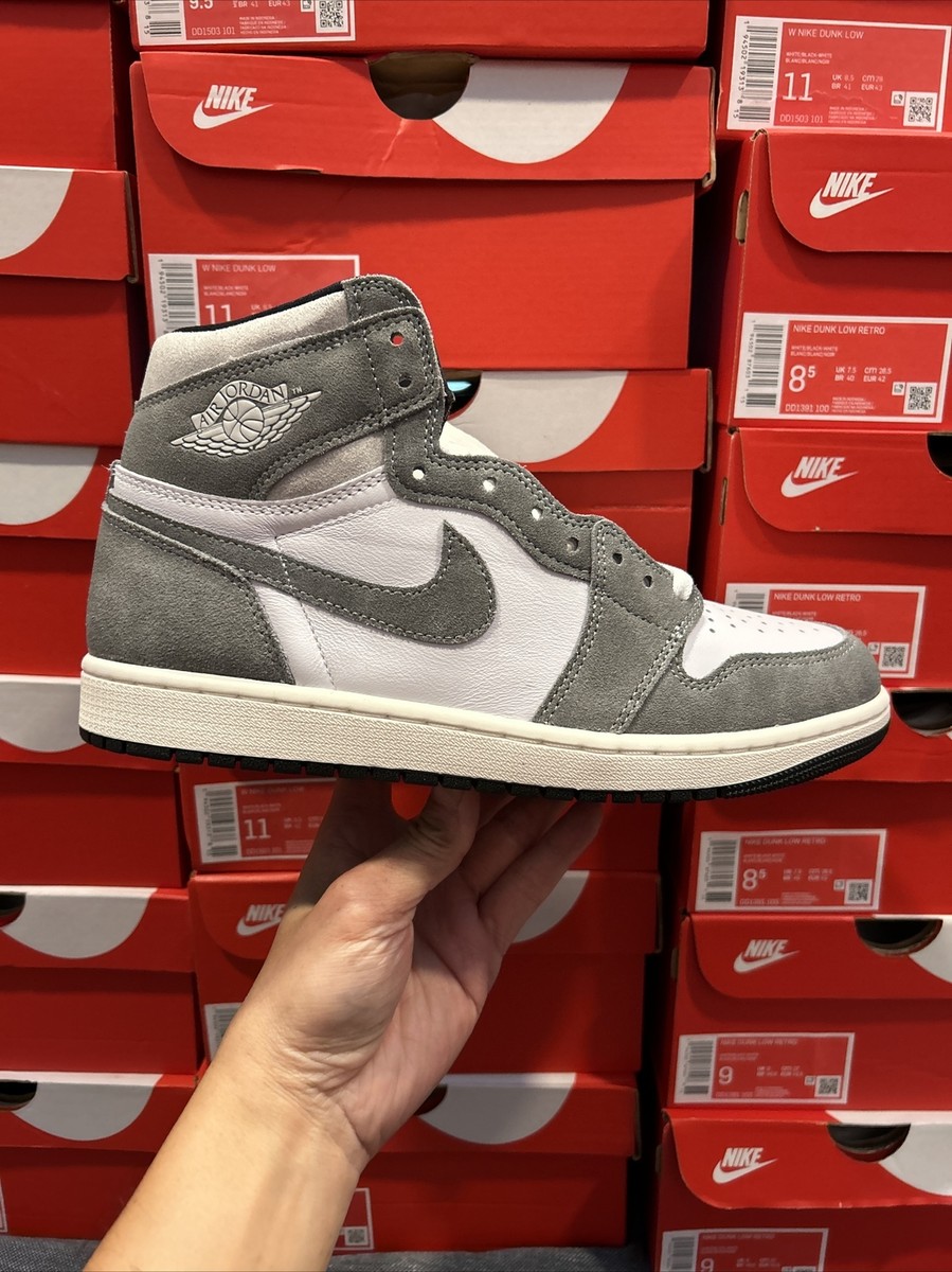 シューズ(男性用) NIKE AIR JORDAN 1 RETRO HIGH OG 9.5 Air Jordan Mens 1 Retro High OG “Washed Black” - Men's Size