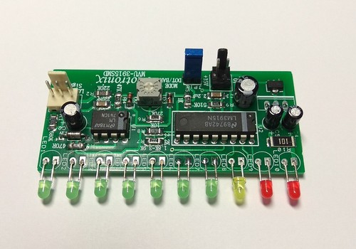 LM3915 Precision VU Meter -21 to +6dbu with Dot/Bar option - Picture 2 of 9