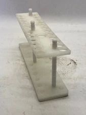 24-Place White Vacuum Extraction Manifold Tube Rack ~Tube Size up to 17mm