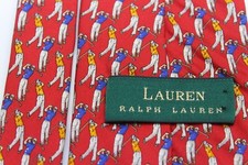  177 LAUREN RALPH LAUREN MEN'S TIE 100 SILK MADE IN USA