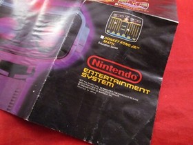 The Nintendo Game Plan R.O.B. Nintendo NES Promo Poster Insert ONLY #C *damaged*