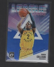 DARREN COLLISON 2018-19 PANINI DONRUSS OPTIC LEAGUE LEADERS BLUE PRIZMS #7/85
