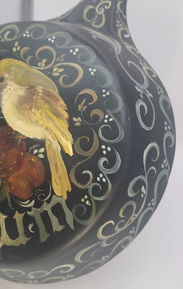 Sartén holandesa Wilkum (bienvenido) 6,5" decoración de pared - L & G - Amish pintada a mano Foto 4 de 4