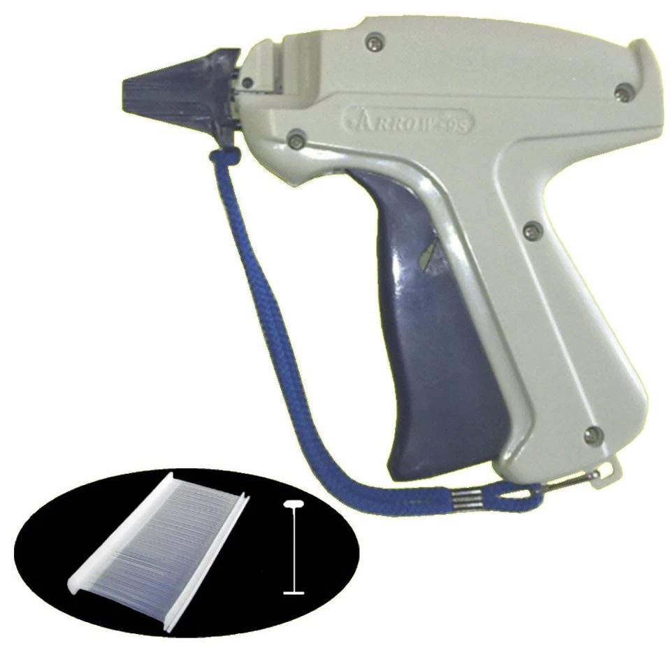 GEBAR E-Set011= Etikettier Set Pistole ARROW 9S +1.000 Heftfäden 40 mm für Heftpistole