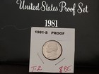 1981~S JEFFERSON PROOF NICKEL TYPE 2~GEM DEEP CAMEO PROOF COIN IN PROTECTOR ~2X2 — photo 1