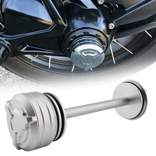 Rear Wheel Axle Hub Cap Protector Spindle Blanking Slider For BMW R1250GS Silver