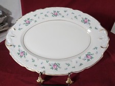 Princess China Sweet Briar 13" Oval Platter USA