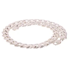 925 Sterling Silver Solid Cuban Link Chain Necklace 13mm 23.5" 156.5grams