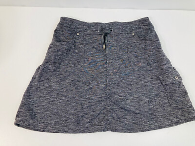 Womens Kuhl Mova Skort Shorts Skirt Heathered Space Gray Size S