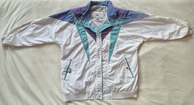 Vintage Innovations Izzi Jacket Size Large Green Purple Blue colors 80/90s Retro