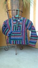 Mexican Baja Surfer Hoodie Children Lavender Rainbow size 2-3 toddler