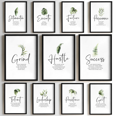 Botanisches Blatt Pflanze Zitate Wandkunstdrucke Pflanze Druck Poster Bilder Zuhause