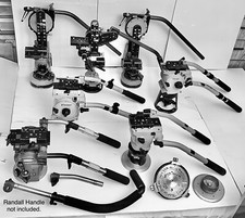 Lot Of 13 Professional Tripods And 7 Fluid Heads With Vinten Quickfix Interface