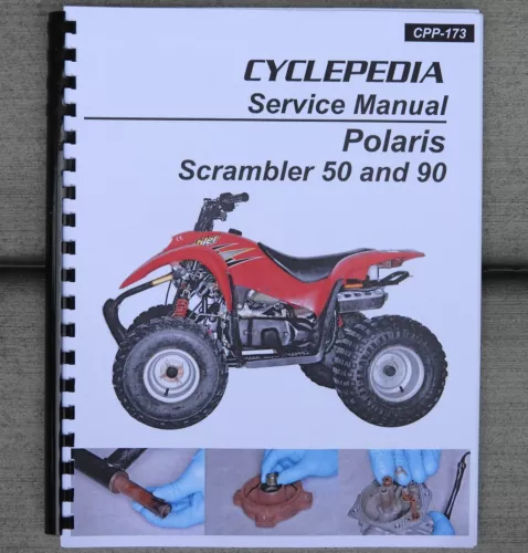 2001-2003 Polaris Scrambler 50 90 Quad ATV SERVICE & REPAIR MANUAL