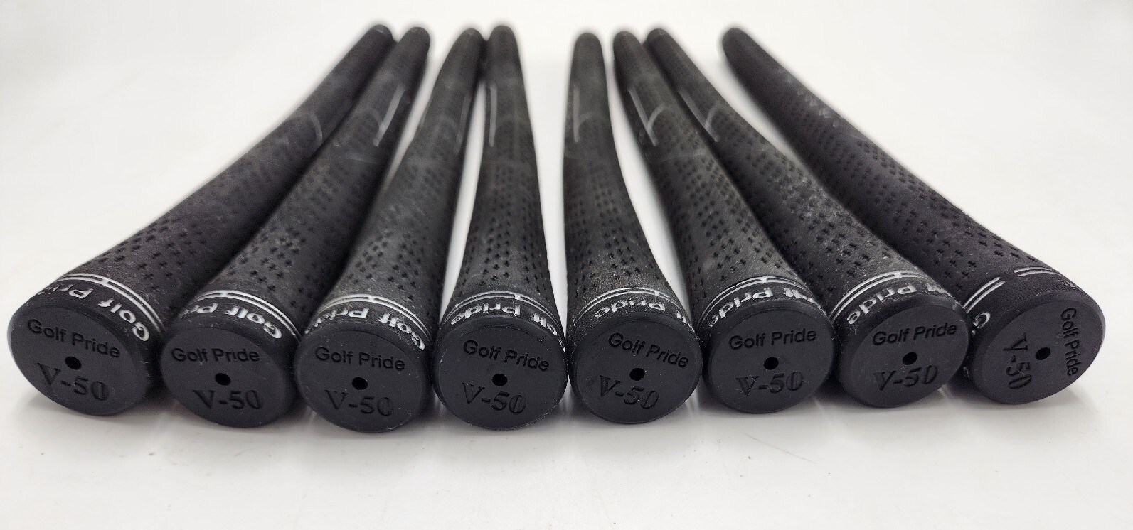 8 Lot GOLF PRIDE V50 Grip Rite Swing Rite Black 11.0" Vintage Grips eBay