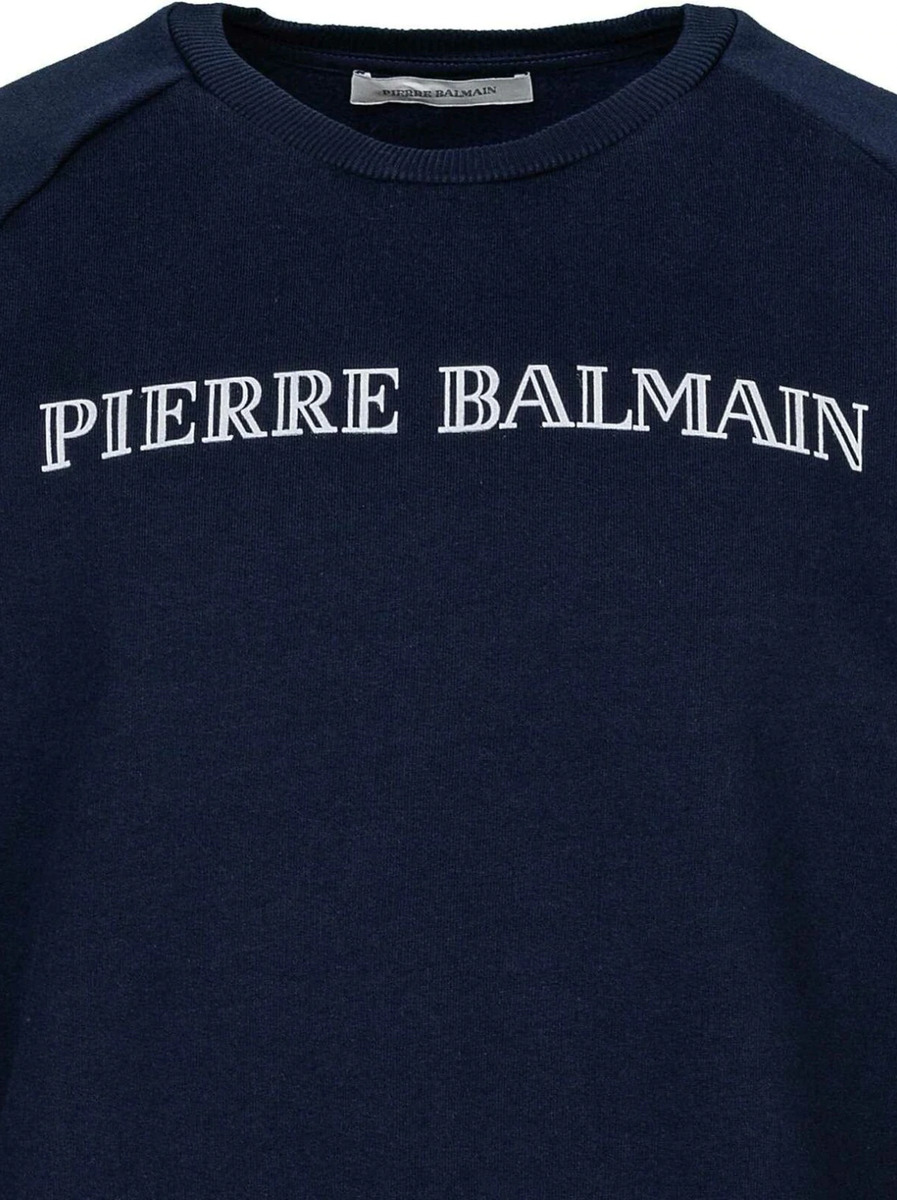 Pierre Balmain Iconic LOGO Sweatshirt Jumper Sweater Hoody Pullover New | eBay