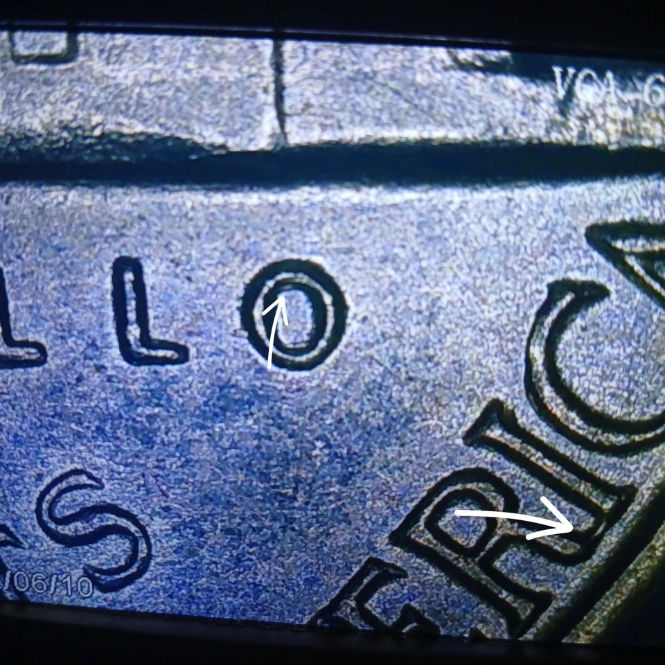 1960 D Nickle Die Deteriorating Doubling  - Image 4 of 4