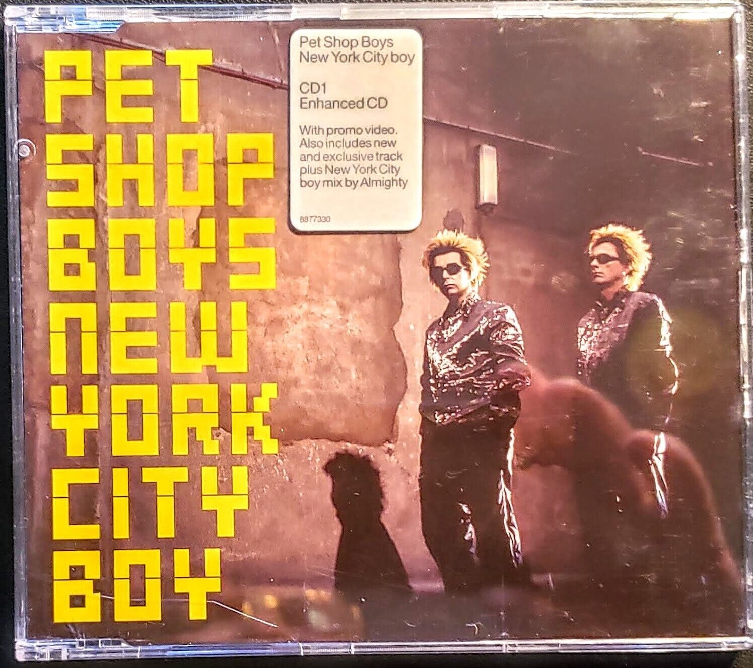 PET SHOP BOYS NEW YORK CITY BOY ALMIGHTY DEFINITIVE MIX & VIDEO CD Single 