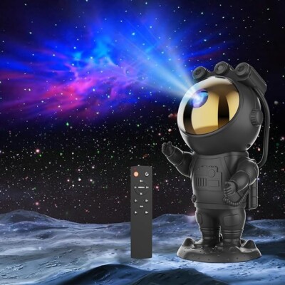 Astronaut Galaxie Sternenprojektor Sternennachtlicht, Raumfahrer Lichtprojektor, Bettr