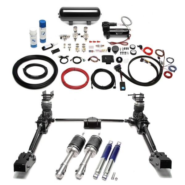 TA Technix HäRtev. Luftfahrwerk + Airmanagement Seat VW Caddy 2 11,5L Tank Schw.-image
