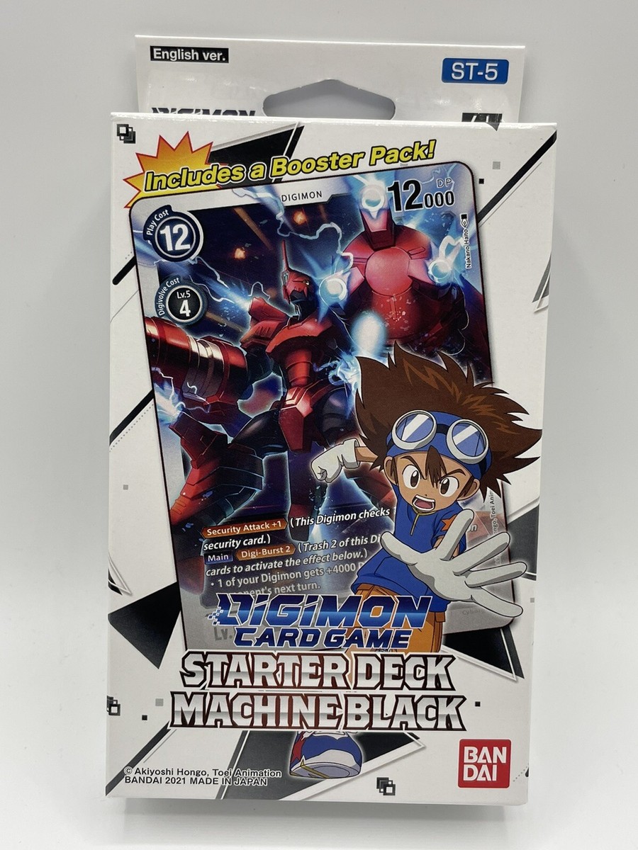 Bandai Digimon TCG: Starter Deck Set - Machine Black | eBay Bandai Digimon TCG: Starter Deck Set - Machine Black | eBay