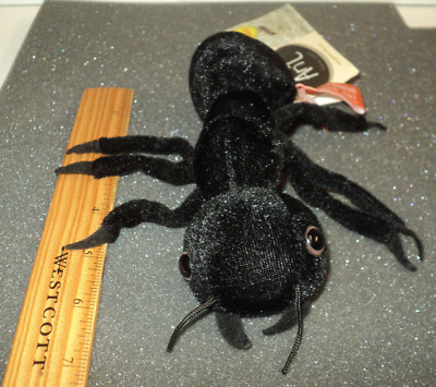 Giant Microbes Black Ant by Drew Oliver Plush Toy 6'' Long NEW Giantmicrobes