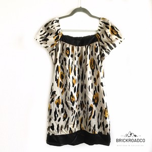 animal print tunic dress