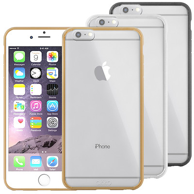 Iphone Plus 6s Plus Protective Rubber Cover Bumper Hard Case With Clear  Back