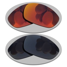 Fire Red Grey Black Replacement Lenses For-Arnette Stance AN4020 Polarized