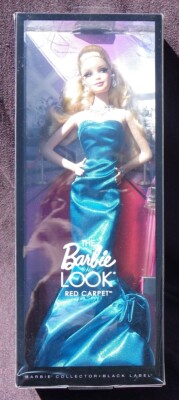 Poupée Barbie Red Carpet 2013 - The Barbie Look BJV54 - Robe Bleue Collier - NRFB