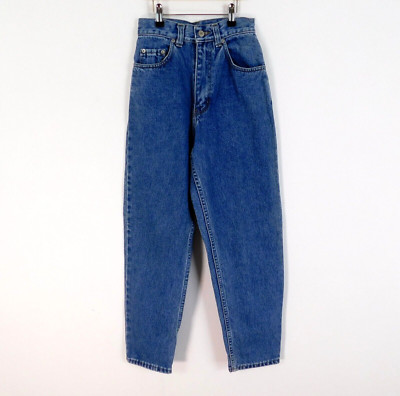 Vintage Anne Brooks Blue Jeans Size 8 Straight High Waist