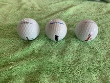 3 Golf Balls RAM 2 FX SOFT And WS STAFF 3 ZIP 302 And RAW 4 SOFT FEEL VTG