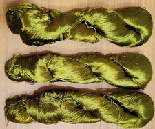 3 Thread Yarn Lace Skeins Knitting Work Reel Silk Fabric 345gm Woven Sari