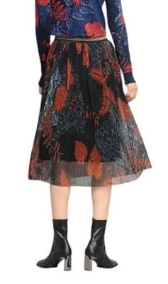 Desigual Virginie Jupe Midi Taille Haute Multicolore XL - Photo 1/4