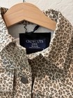 J Crew Crewcuts Girls' denim jacket in leopard print Size XS 4-5 — photo 3