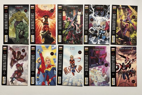 GENERATIONS 1-2-3-4-5-6-7-8-9-10 - Completa - PANINI