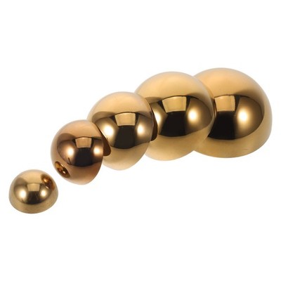 5 Pcs Rasenspiegel-reflektierender Ball Zierkugel Edelstahlkugeln Garten