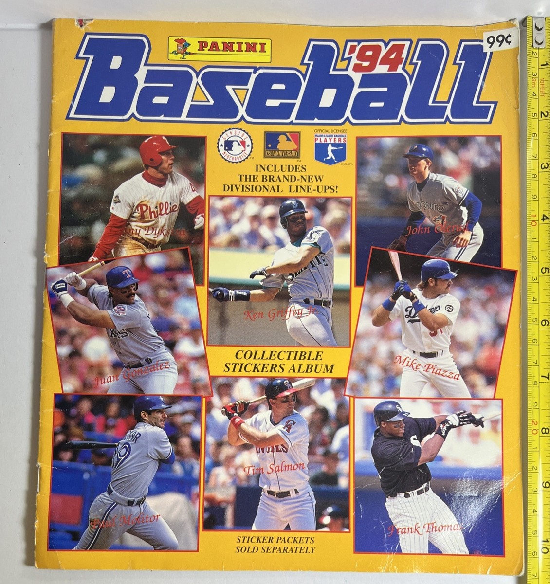 Vintage '94 Panini MLB collector Baseball sticker album | eBay