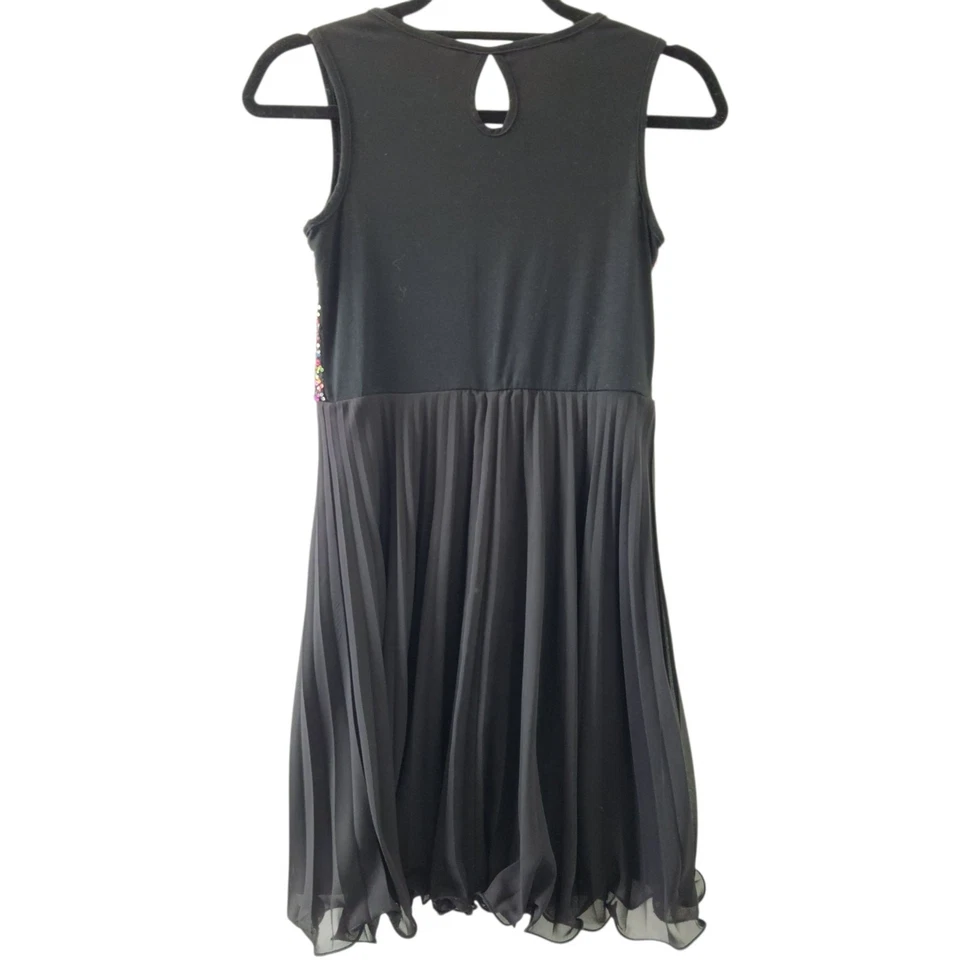 Xhilaration Niñas Vestido Elegante Negro Lentejuelas 10/12 Niños Vacaciones Navidad Foto 3 de 4