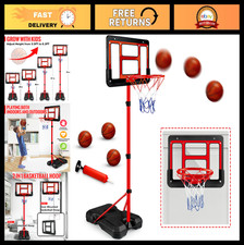 Adjustable Kids Basketball Hoop - Indoor Toddler Sports Toy, Fun Playtime Activi