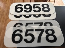 CSX Locomotive Number Boards 2 Sets