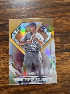 2022 Topps Chrome Update Diamond Greats  Chrome #DGC-6 Ted Williams Red Sox 