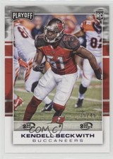 2017 Panini Playoff Rookies 2nd Down 35/49 Kendell Beckwith #296 z6b
