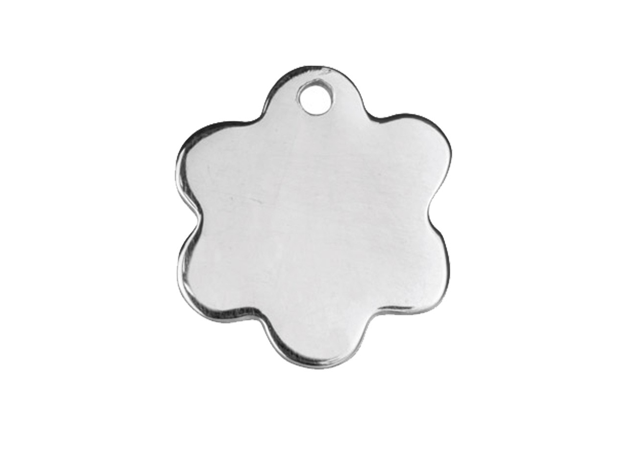 Sterling Silver Daisy 10mm Stamping Blank Pack Of 5