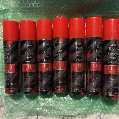 7 x Designer Imposters A Little Sexy 2.5 oz Body Spray LOT
