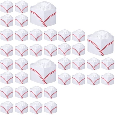 3 Pieces Chef Hat Mützen Aus Papier Kochmützen Für Erwachsene Kochhut