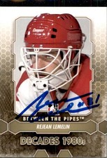 Rejean Lemelin Signed Auto 2012-13 BTP Between The Pipes card Atlanta Flames