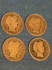 Lot Of 4 Barber Dimes Mixed Dates & Mints