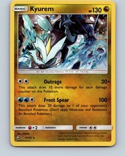 Kyurem 47/70 Holo Rare Dragon Majesty Pokemon Near Mint