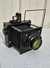 Vintage Wauckosin Wara Sport 6,5 x 9cm Plate Strut-Folding Camera